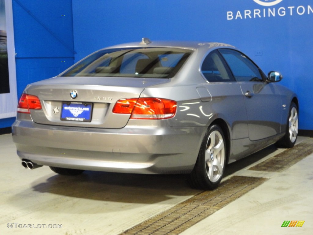 2009 3 Series 328xi Coupe - Space Grey Metallic / Black photo #6
