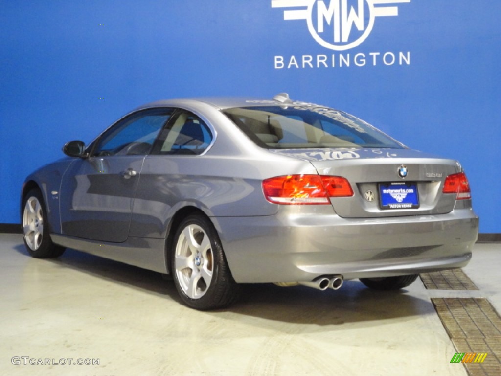 2009 3 Series 328xi Coupe - Space Grey Metallic / Black photo #8