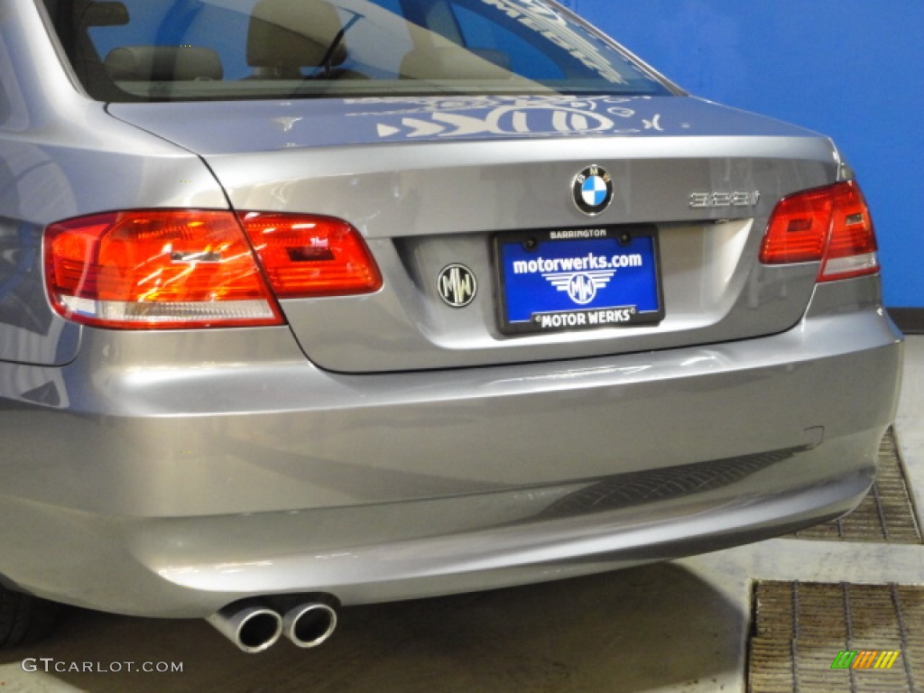 2009 3 Series 328xi Coupe - Space Grey Metallic / Black photo #9