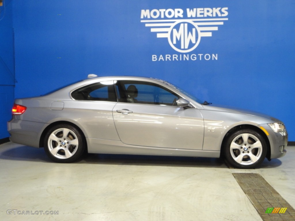 2009 3 Series 328xi Coupe - Space Grey Metallic / Black photo #10