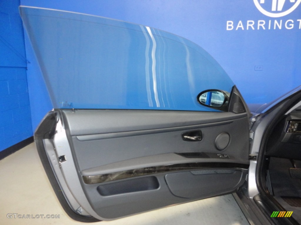 2009 3 Series 328xi Coupe - Space Grey Metallic / Black photo #11