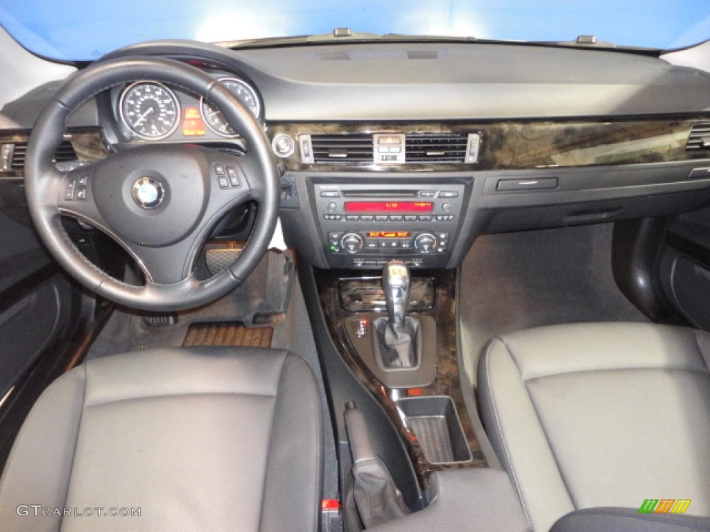 2009 3 Series 328xi Coupe - Space Grey Metallic / Black photo #14