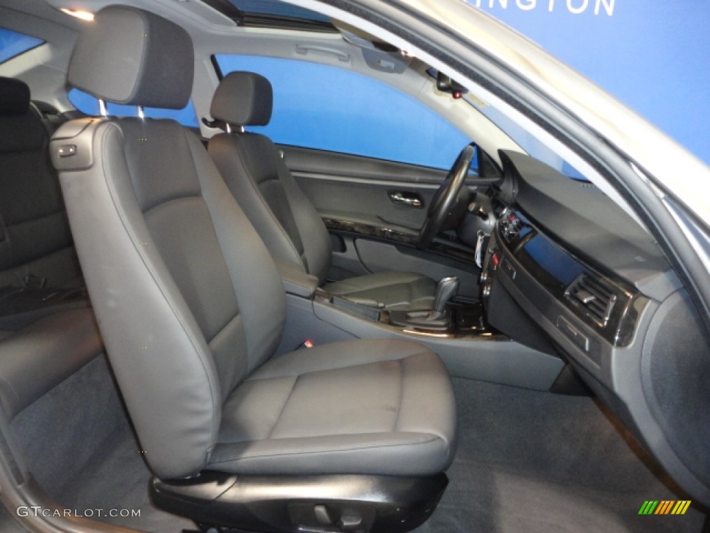 2009 3 Series 328xi Coupe - Space Grey Metallic / Black photo #20