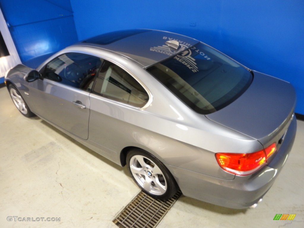 2009 3 Series 328xi Coupe - Space Grey Metallic / Black photo #25