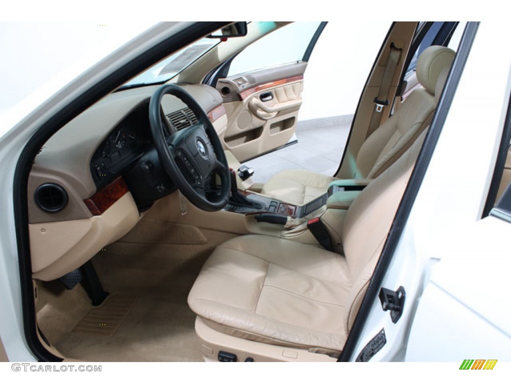 Sand Interior 2000 BMW 5 Series 528i Wagon Photo #57162755