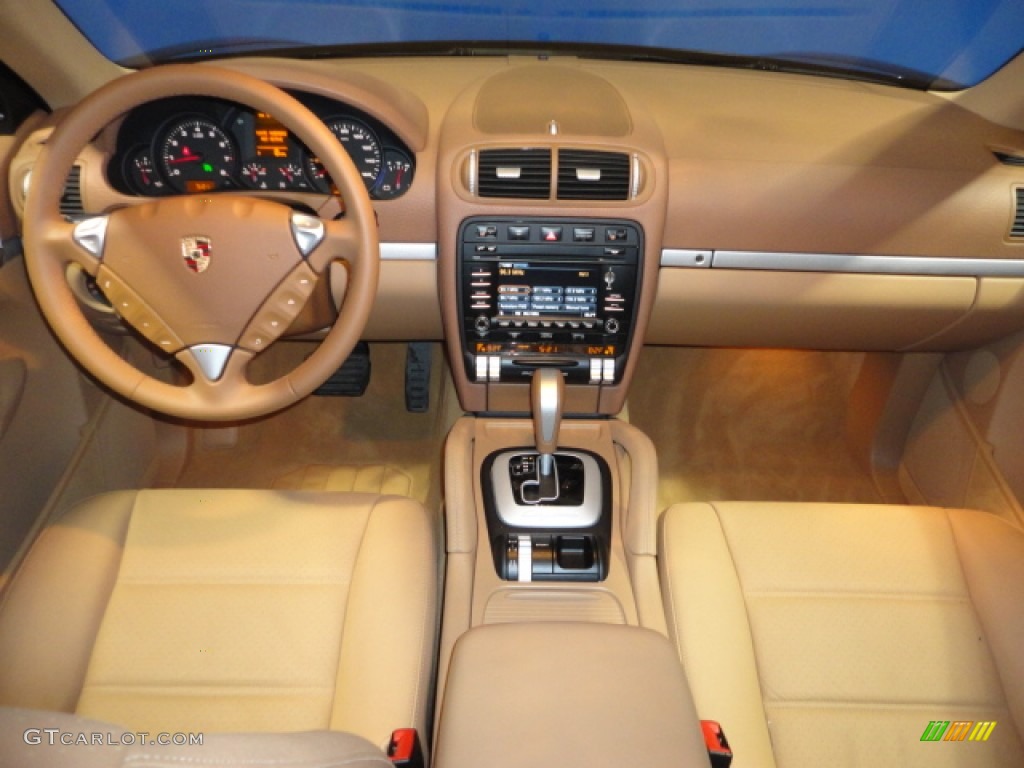 2009 Porsche Cayenne Tiptronic Havanna/Sand Beige Dashboard Photo #57163610