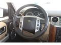2008 Land Rover LR3 Alpaca Beige Interior Steering Wheel Photo