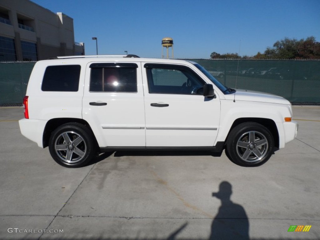 Stone White Clearcoat 2008 Jeep Patriot Limited Exterior Photo #57165470