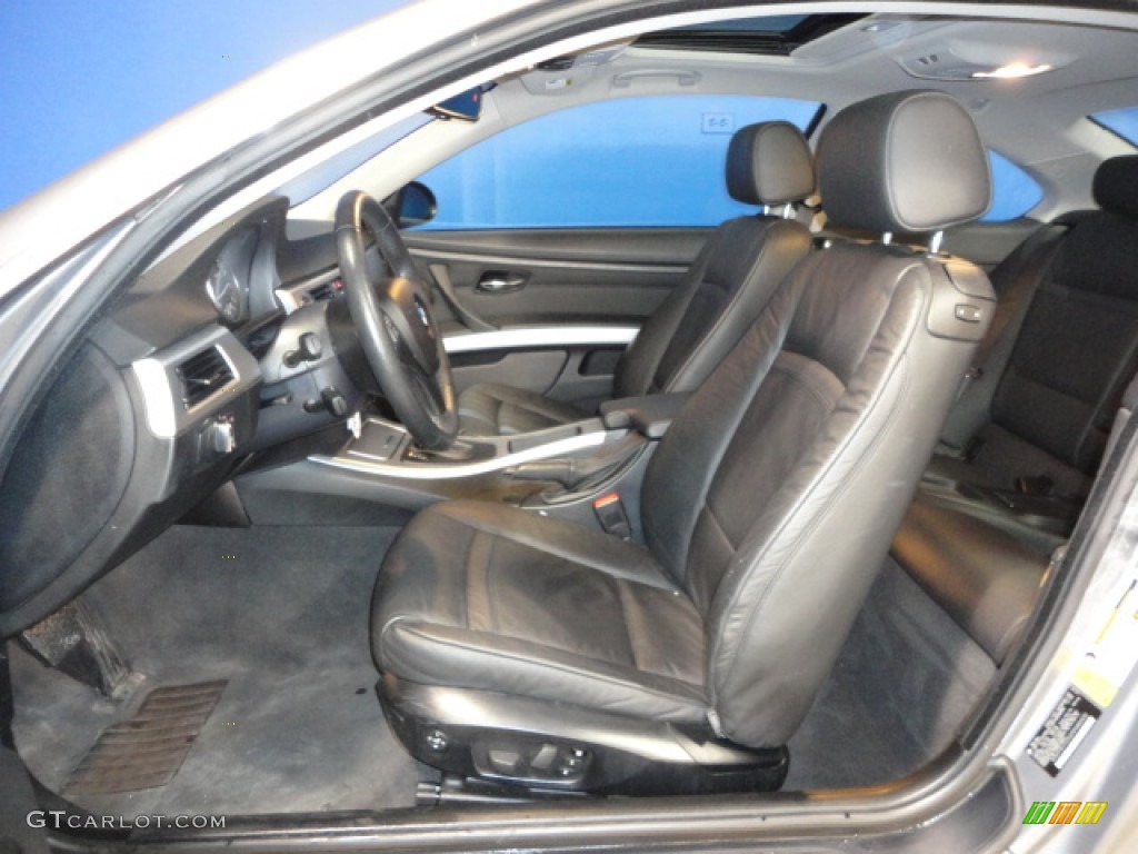 2009 3 Series 328xi Coupe - Space Grey Metallic / Black photo #12