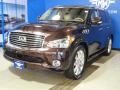 2011 Dark Currant Infiniti QX 56 4WD  photo #3