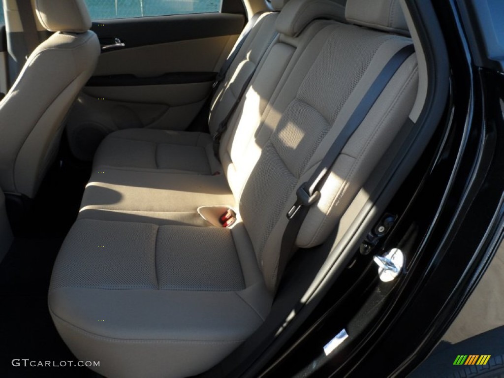 2012 Elantra GLS Touring - Black Noir Pearl / Beige photo #21
