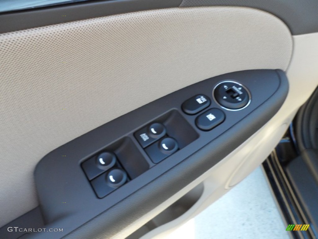 2012 Elantra GLS Touring - Black Noir Pearl / Beige photo #23