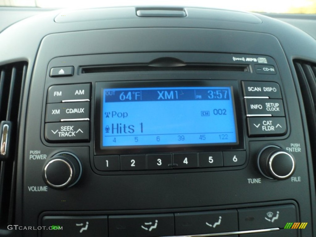 2012 Elantra GLS Touring - Black Noir Pearl / Beige photo #28