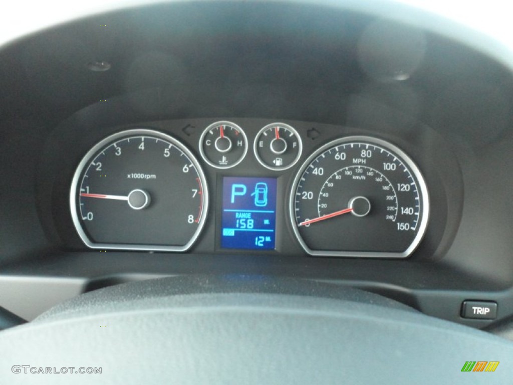 2012 Elantra GLS Touring - Black Noir Pearl / Beige photo #33