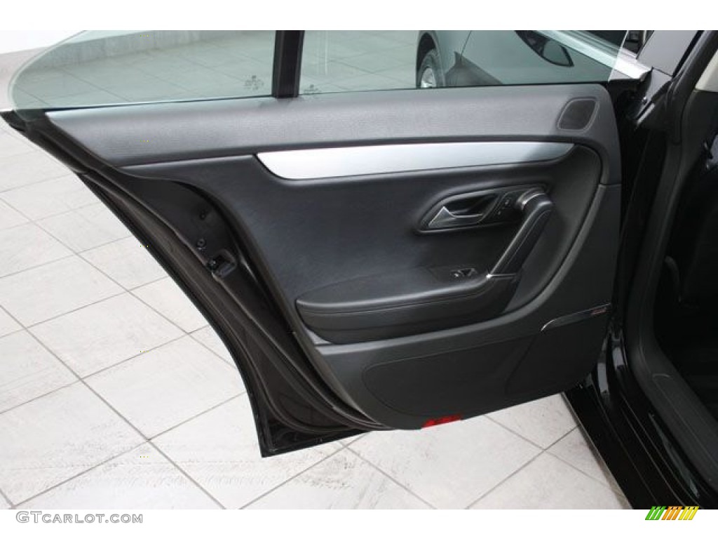 2009 Volkswagen CC VR6 4Motion Black Door Panel Photo #57167564