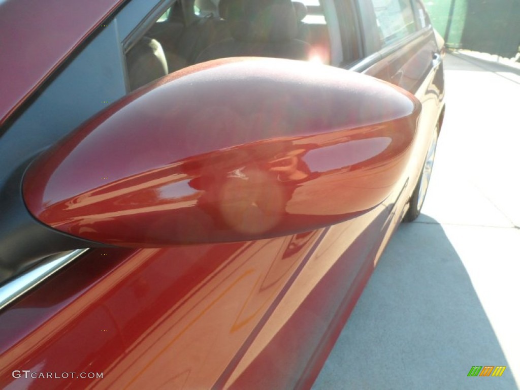 2012 Sonata SE - Sparkling Ruby Red / Black photo #12