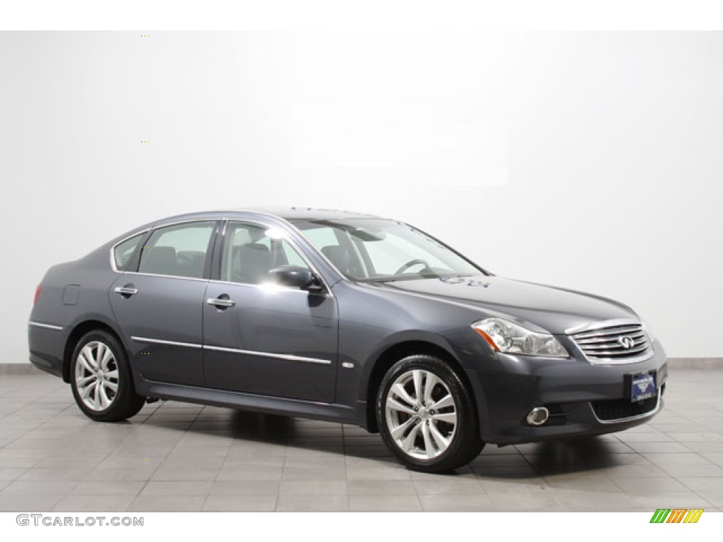 Blue Slate 2008 Infiniti M 35x AWD Sedan Exterior Photo #57169733