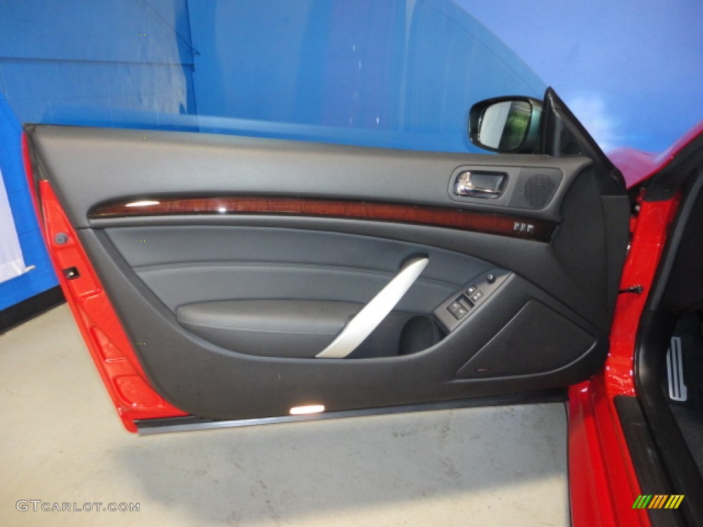2011 Infiniti G 37 S Sport Coupe Graphite Door Panel Photo #57169964
