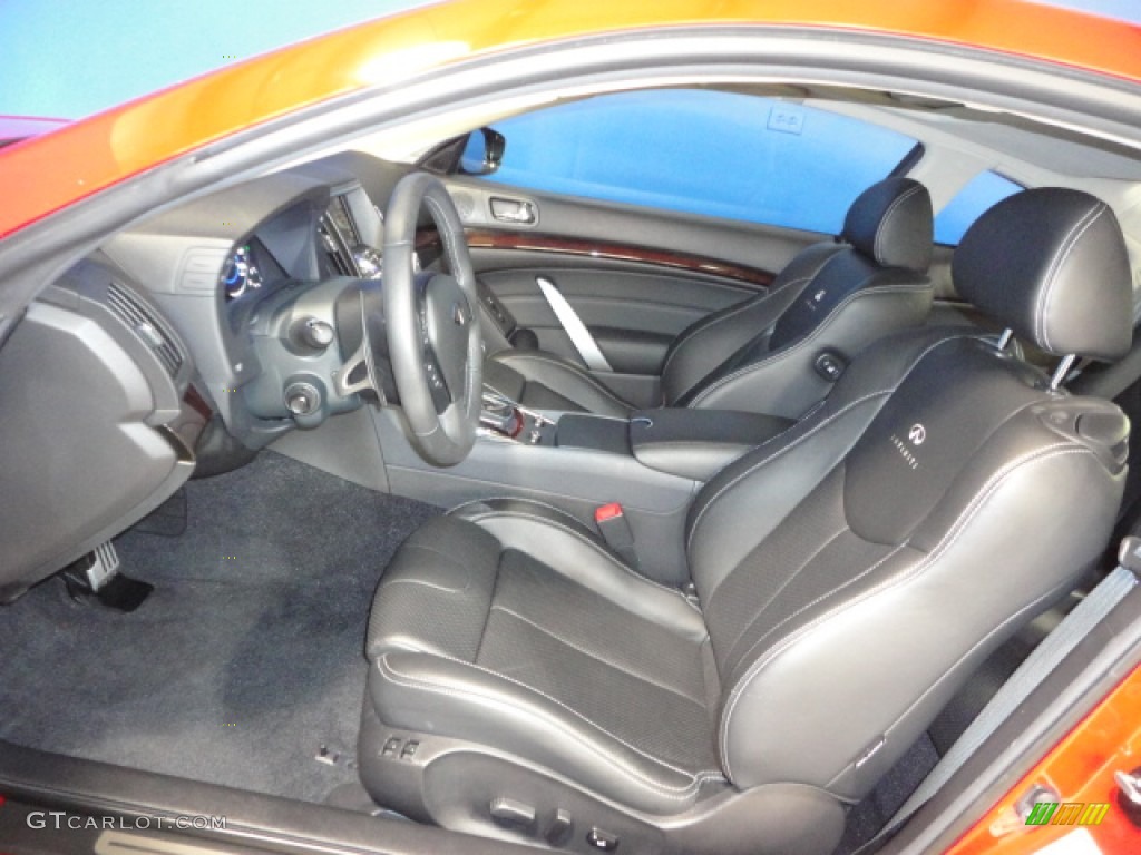 Graphite Interior 2011 Infiniti G 37 S Sport Coupe Photo #57169982