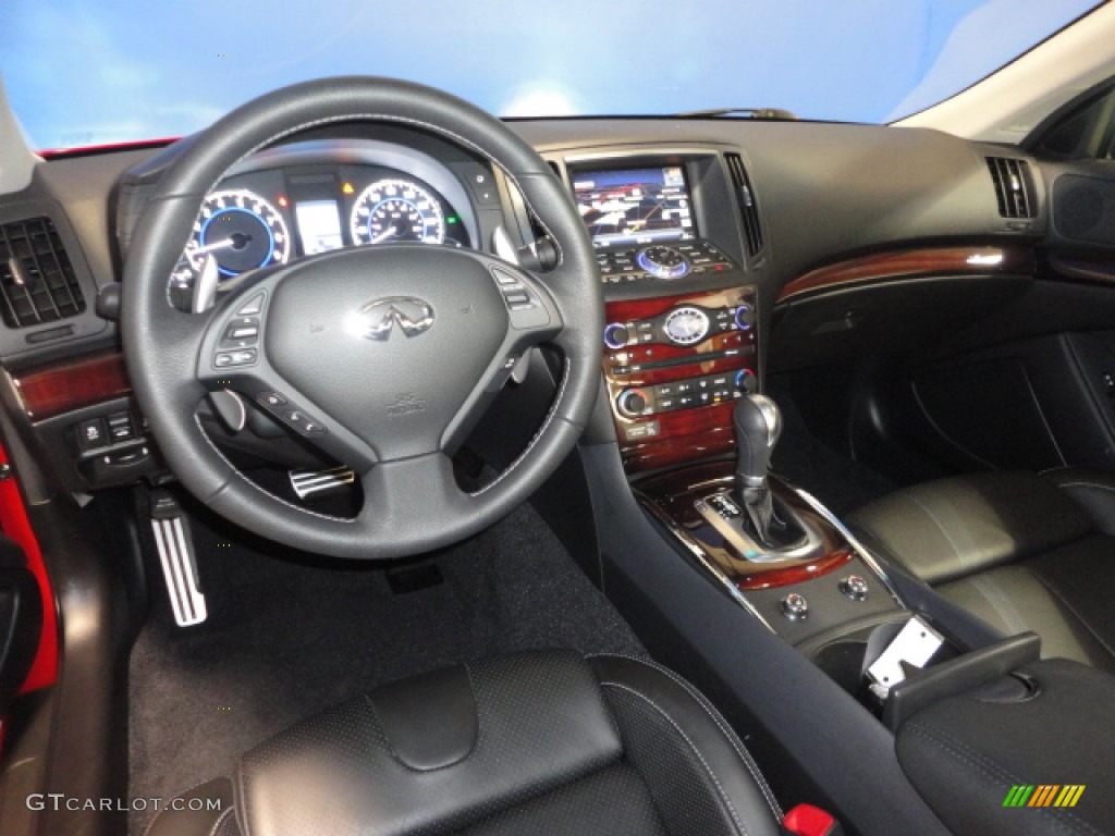 Graphite Interior 2011 Infiniti G 37 S Sport Coupe Photo #57170018