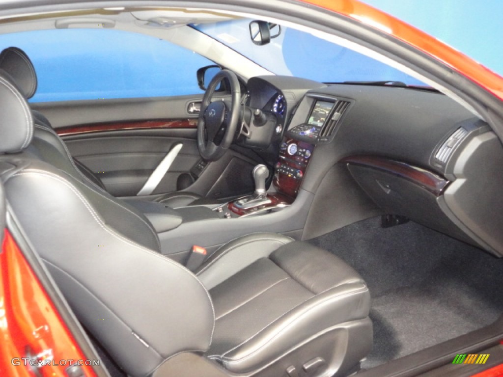 Graphite Interior 2011 Infiniti G 37 S Sport Coupe Photo #57170081
