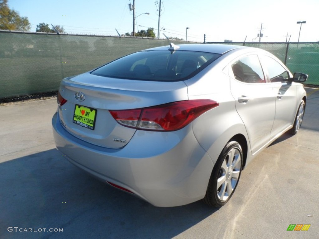 2012 Elantra Limited - Silver / Gray photo #3