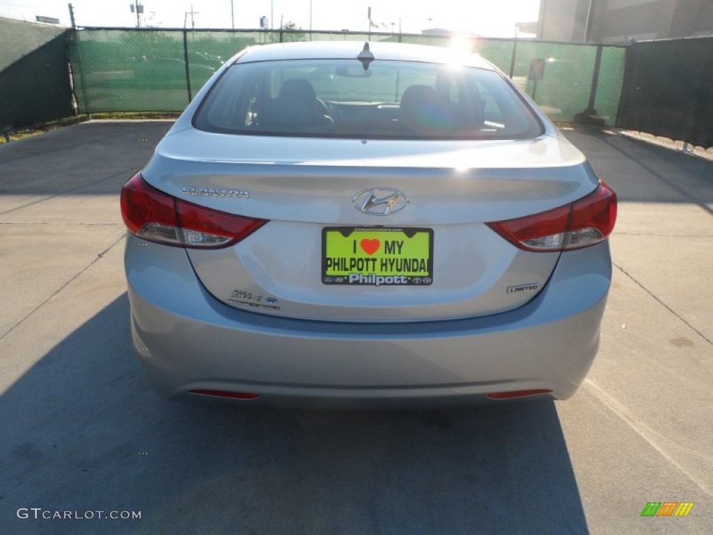 2012 Elantra Limited - Silver / Gray photo #4