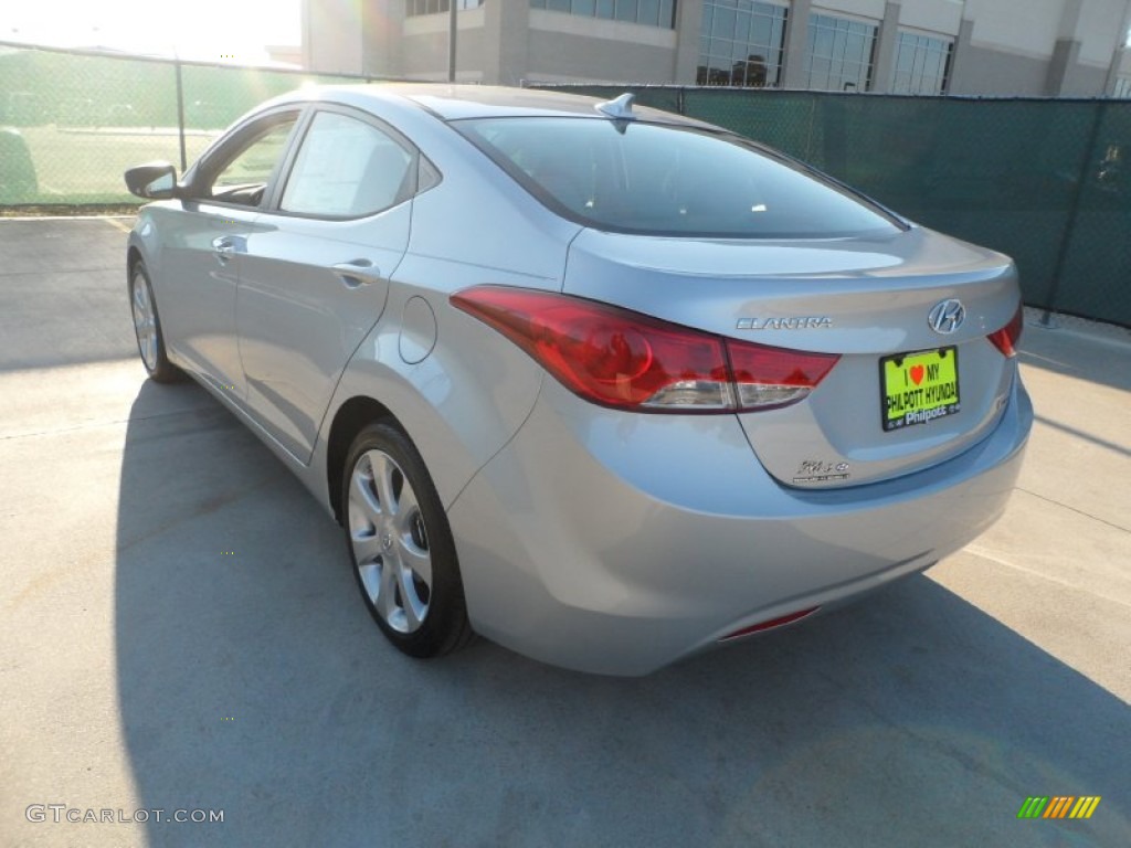 2012 Elantra Limited - Silver / Gray photo #5