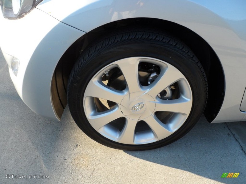 2012 Elantra Limited - Silver / Gray photo #11