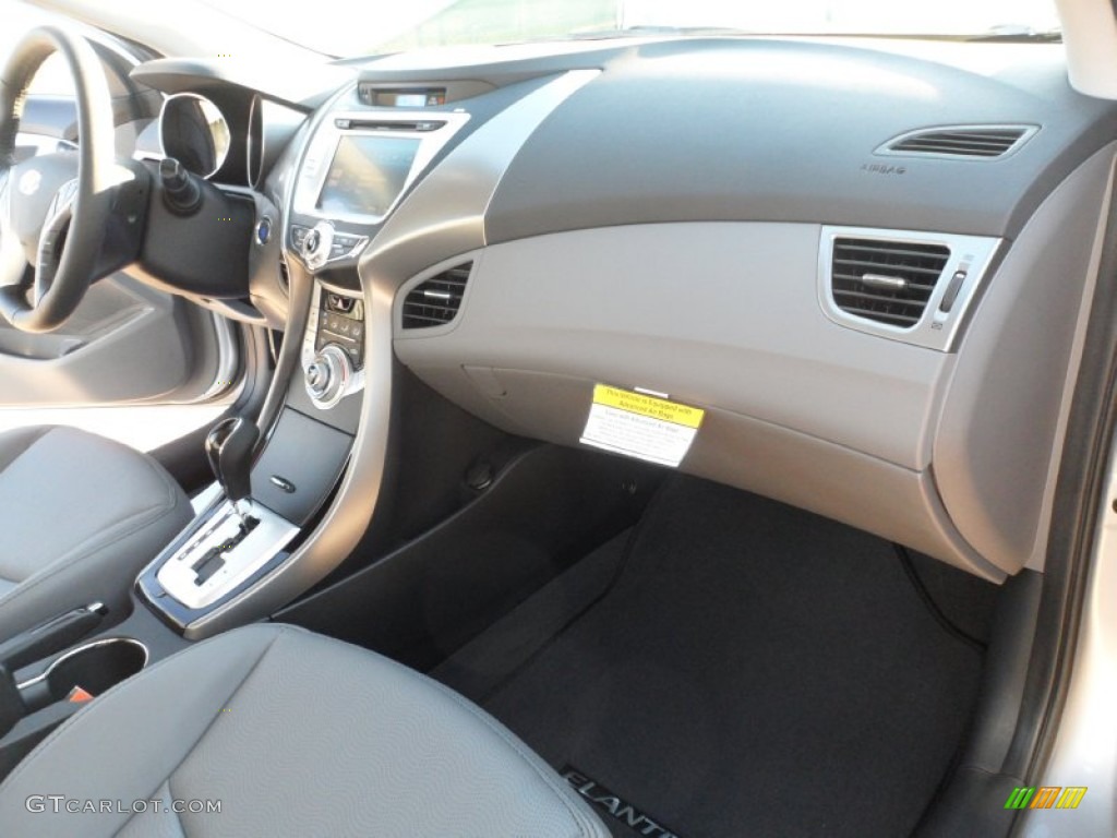 2012 Elantra Limited - Silver / Gray photo #18