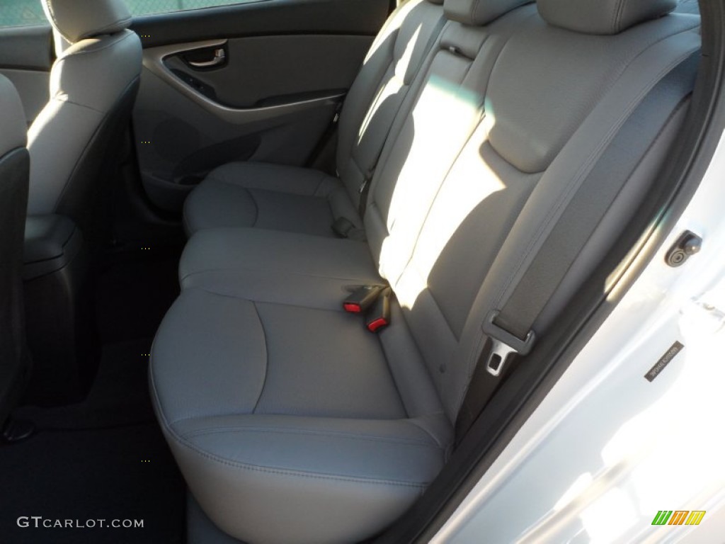2012 Elantra Limited - Silver / Gray photo #21