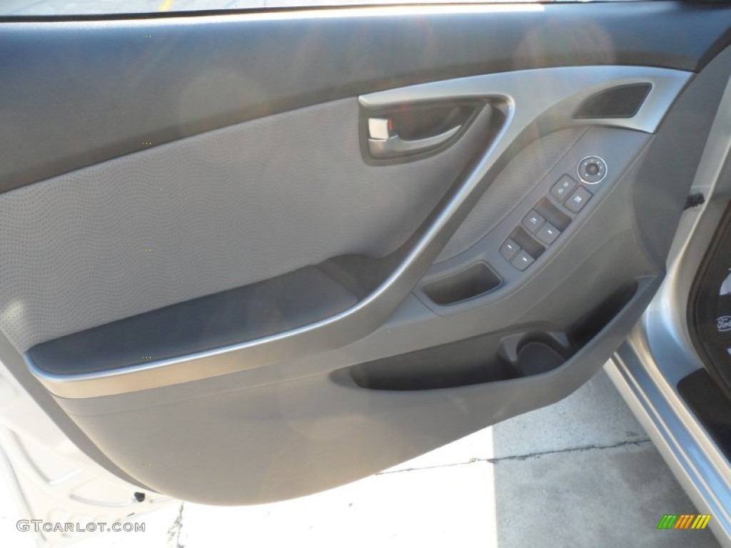 2012 Elantra Limited - Silver / Gray photo #22