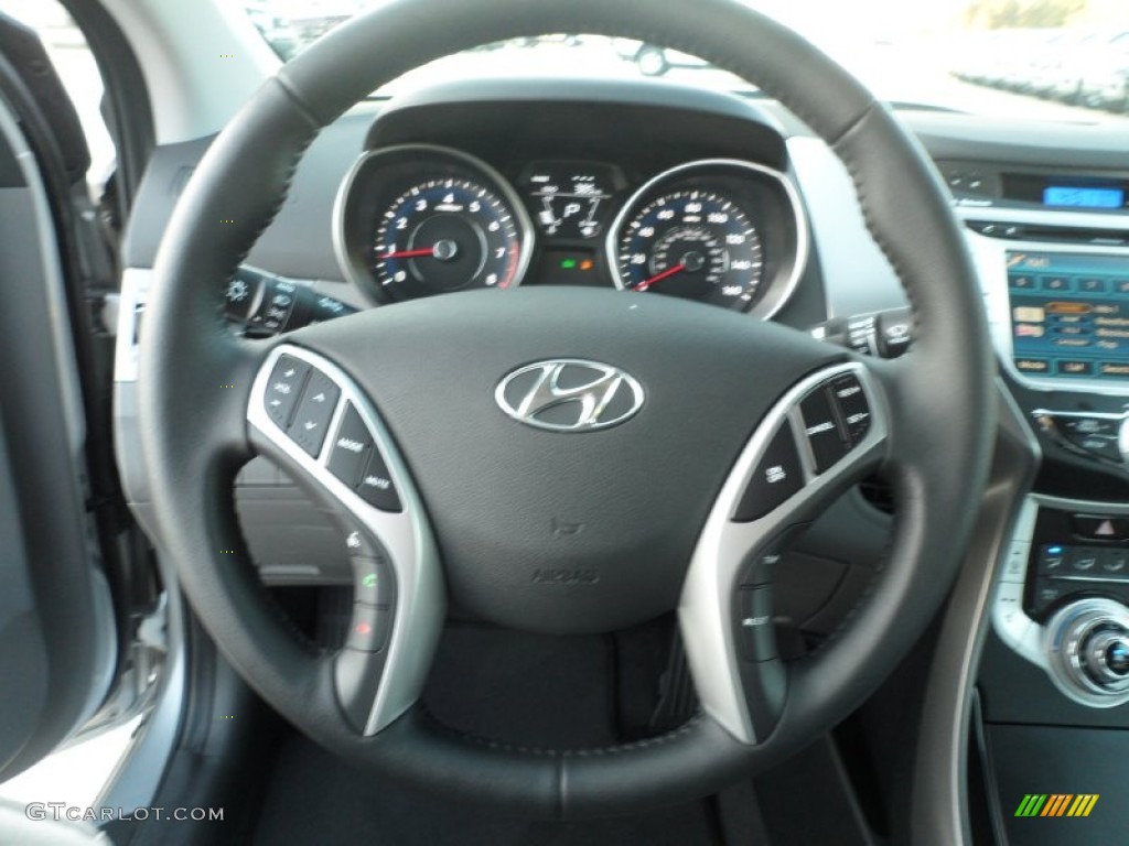 2012 Elantra Limited - Silver / Gray photo #32