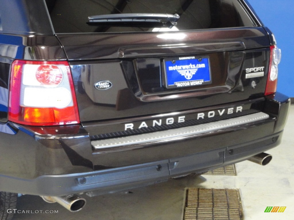 2009 Range Rover Sport Supercharged - Santorini Black / Almond/Nutmeg photo #18