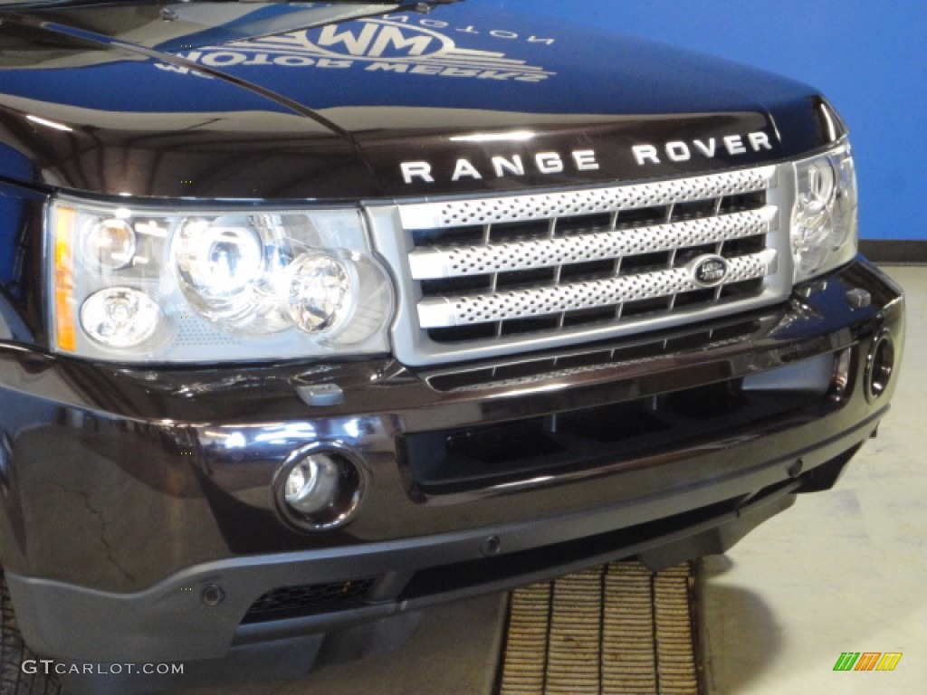 2009 Range Rover Sport Supercharged - Santorini Black / Almond/Nutmeg photo #24
