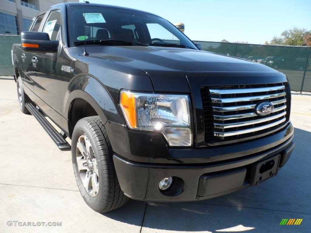 Tuxedo Black Metallic 2012 Ford F150 XLT SuperCrew Exterior Photo #57171125