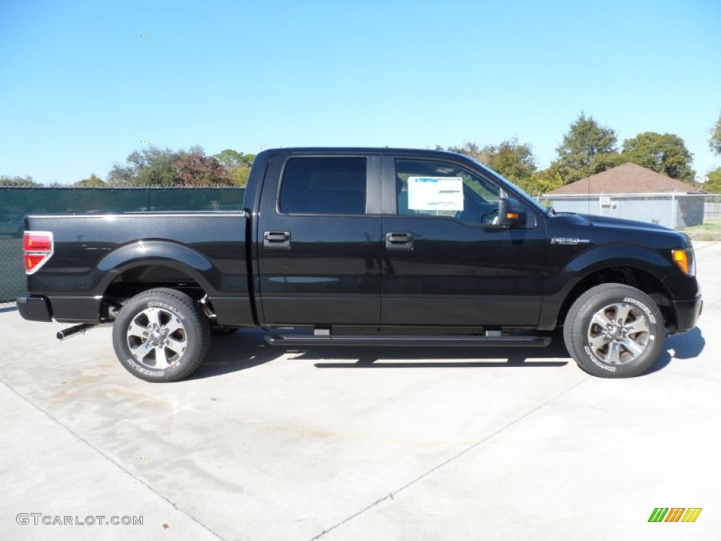 Tuxedo Black Metallic 2012 Ford F150 XLT SuperCrew Exterior Photo #57171134