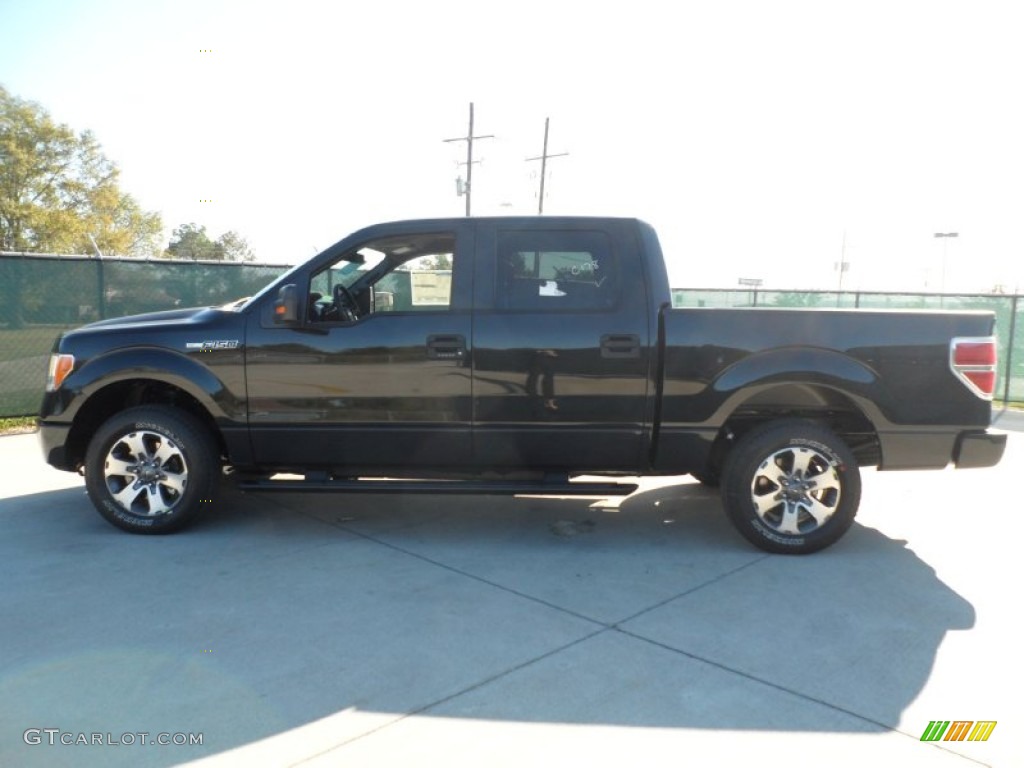 Tuxedo Black Metallic 2012 Ford F150 XLT SuperCrew Exterior Photo #57171170