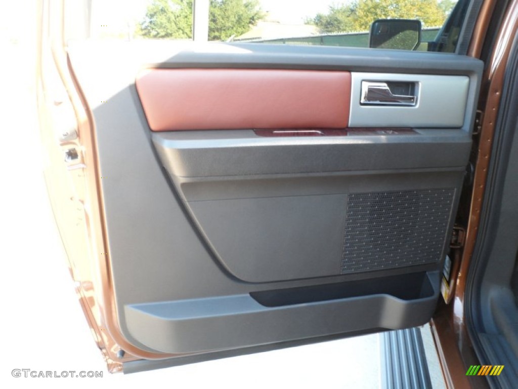 2012 Ford Expedition EL King Ranch 4x4 Chaparral Door Panel Photo #57171665