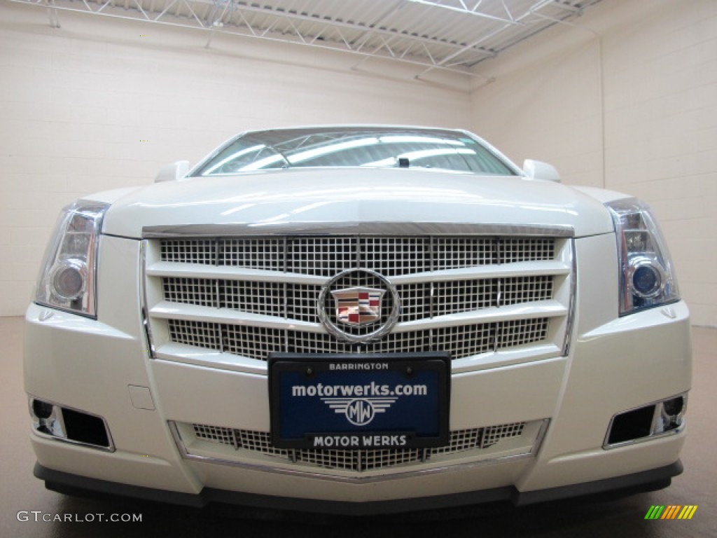 2009 CTS 4 AWD Sedan - White Diamond Tri-Coat / Light Titanium/Ebony photo #3