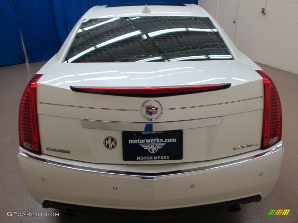 2009 CTS 4 AWD Sedan - White Diamond Tri-Coat / Light Titanium/Ebony photo #8