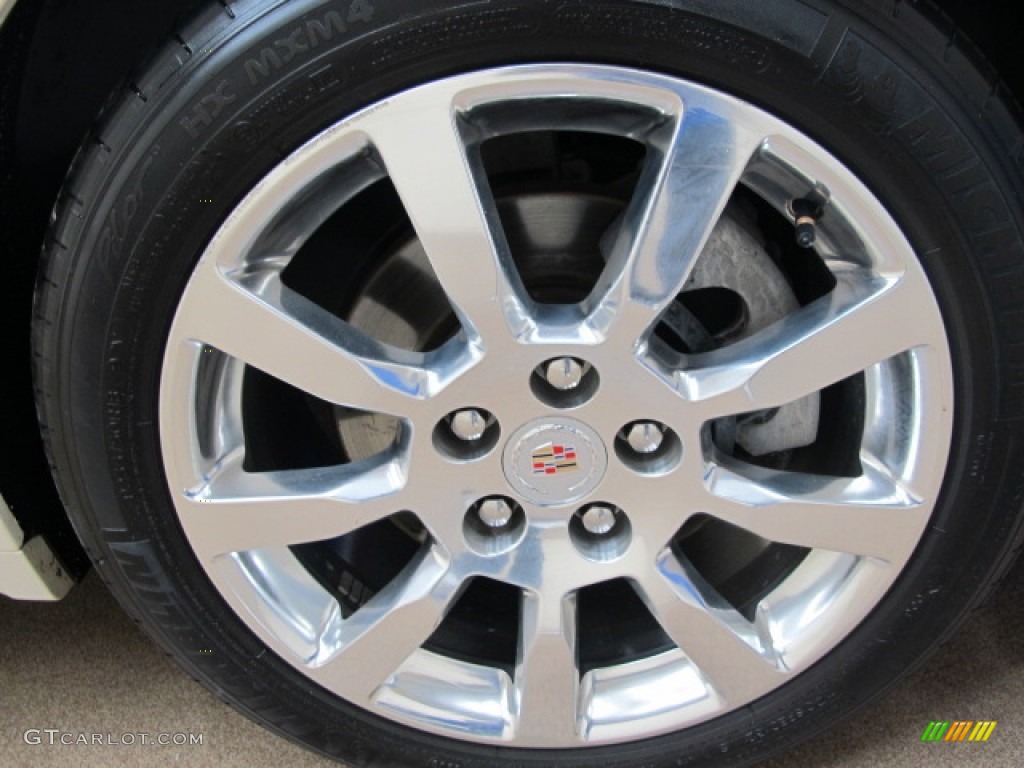 2009 CTS 4 AWD Sedan - White Diamond Tri-Coat / Light Titanium/Ebony photo #13