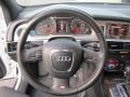 Black 2008 Audi A6 3.2 quattro Sedan Steering Wheel
