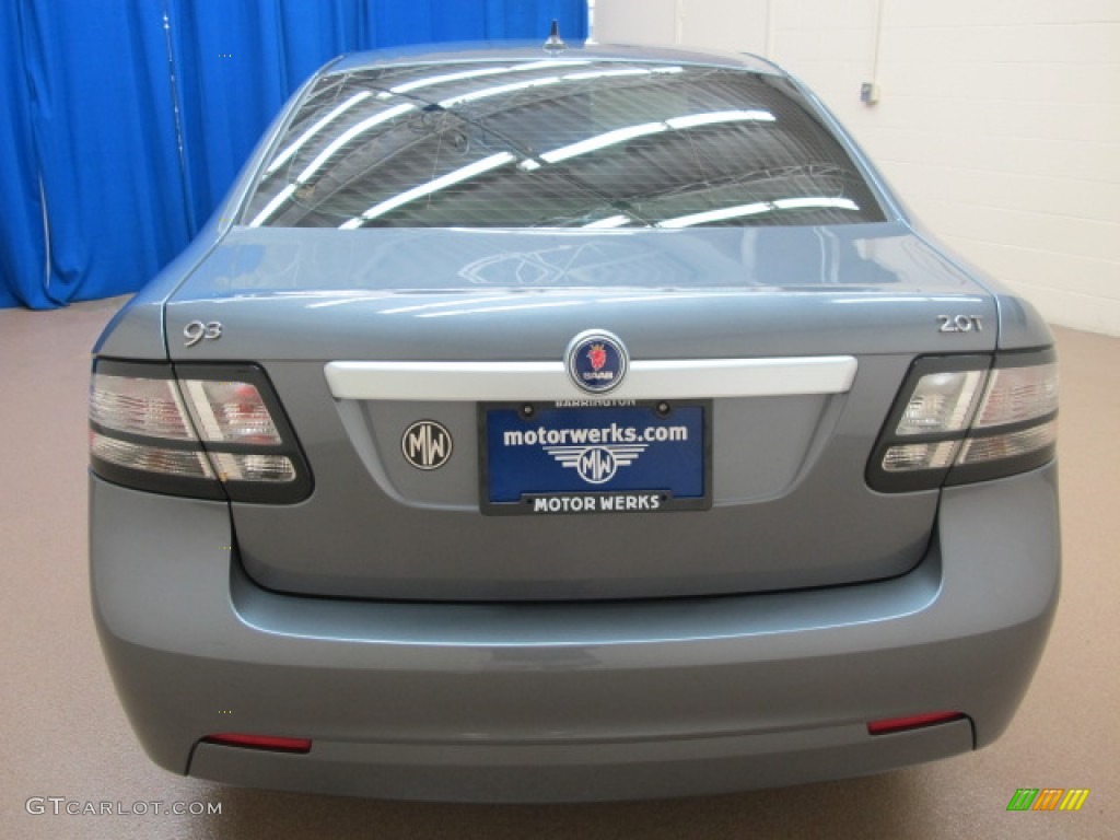 2010 9-3 2.0T Sport Sedan - Glacier Silver Metallic / Black photo #7