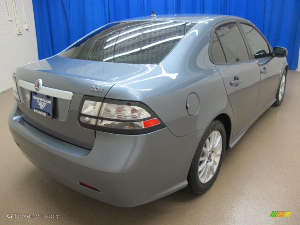 2010 9-3 2.0T Sport Sedan - Glacier Silver Metallic / Black photo #9