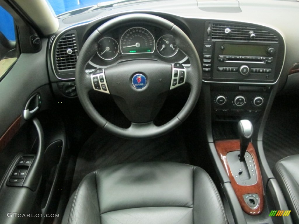 2010 Saab 9-3 2.0T Sport Sedan Black Dashboard Photo #57175500