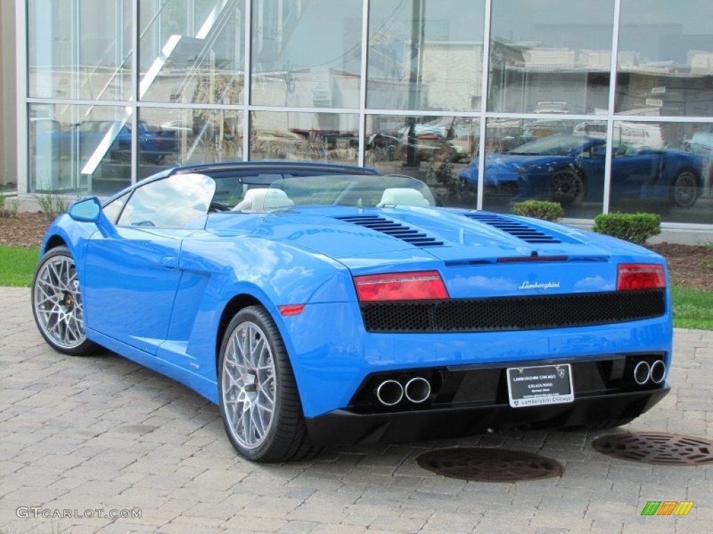 2010 Gallardo LP560-4 Spyder - Blue Lemans / Blu Scylla/Bianco Polar photo #6