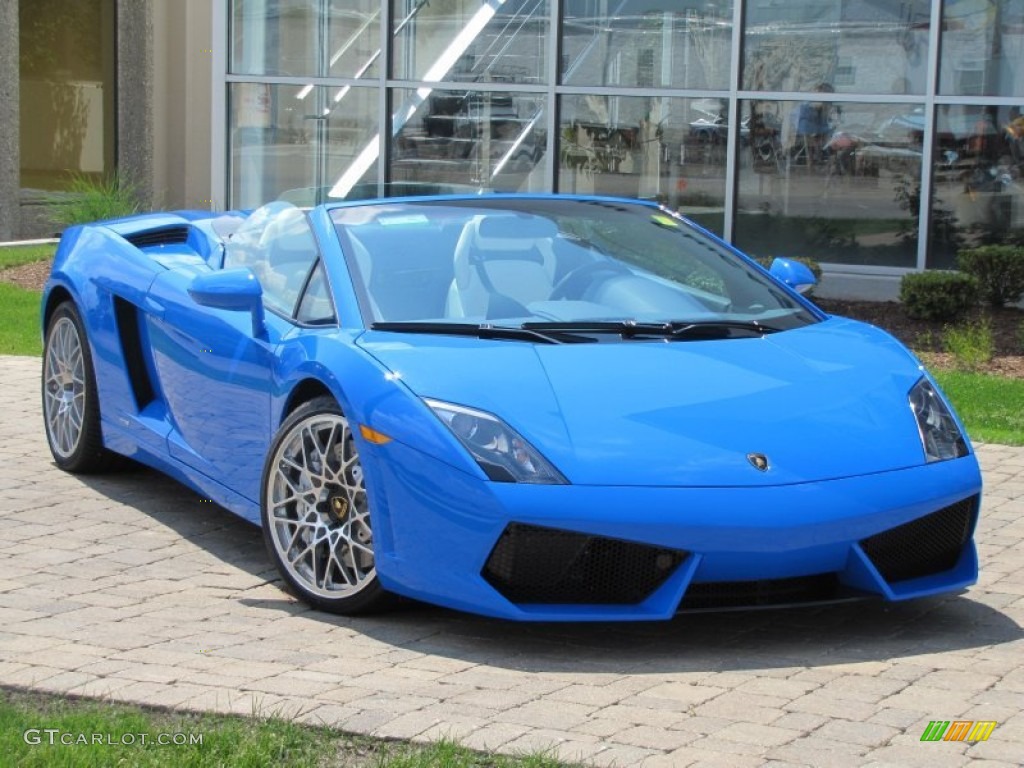 Blue Lemans 2010 Lamborghini Gallardo LP560-4 Spyder Exterior Photo #57176280