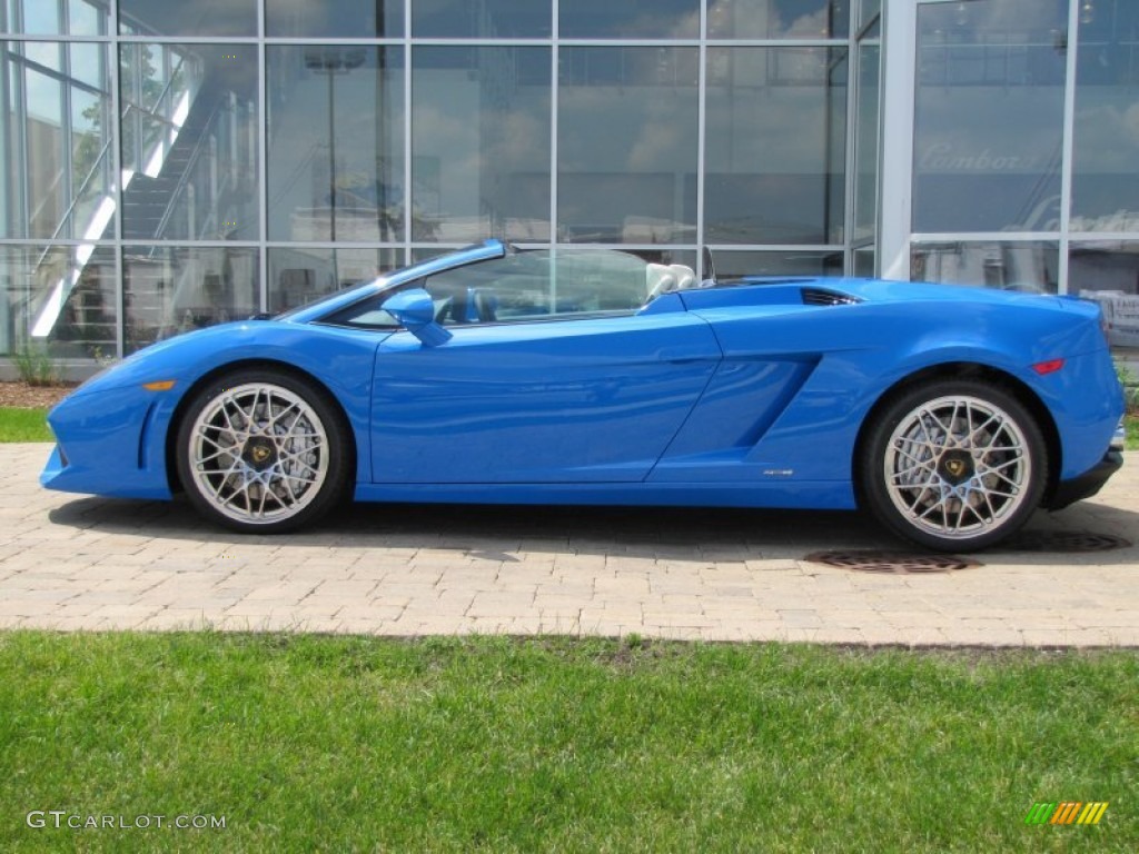 Blue Lemans 2010 Lamborghini Gallardo LP560-4 Spyder Exterior Photo #57176353