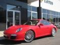 2009 Guards Red Porsche 911 Carrera S Coupe  photo #3